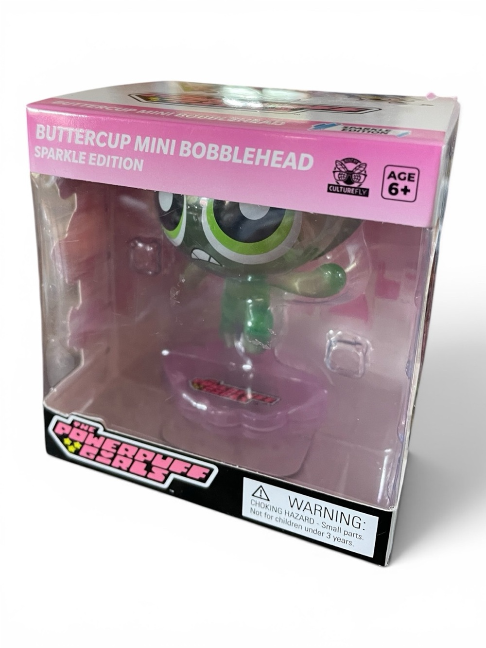 Set of 3 power puff girls, mini bobble heads, sparkle edition - Picture 4 of 5